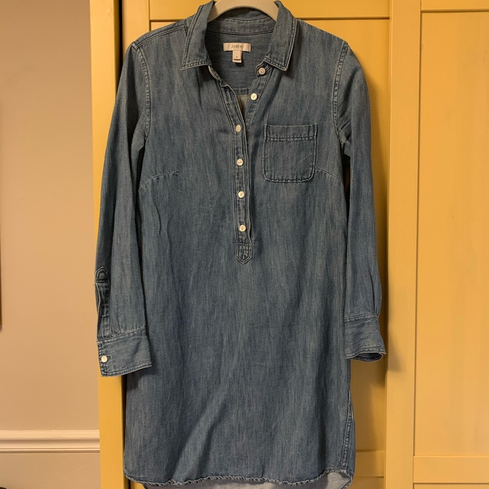 JCrew Denim dress.